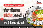 Protein Per Day — दाल, दूध, पनीर, अंडा और चना जैसे प्रोटीन से भरपूर खाने